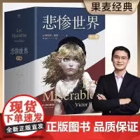 悲惨世界(上中下)3册 世界名著 豆瓣9.6分口碑译作 插画珍藏版 封面复刻1862年经典插图 人类苦难的百科全书书籍