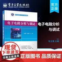 正版 电子电路分析与调试 毛玉青 电子元器件选购工具仪表操作电路识读分析调试性能优化 高等院校电子电气信息机电专业教材