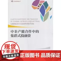 [正版书籍]中非产能合作中的集群式投融资