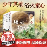 []浴火童心系列套装4册烽火狼娃+乞丐英雄+少爷从军+我的兄弟我的马青少年爱国故事书中小学励志红色经典故事书正版书籍