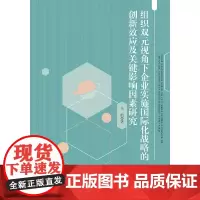 [正版书籍]组织双元视角下企业实施国际化战略的创新效应及关键影响因素研究