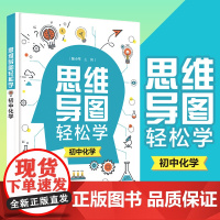 思维导图轻松学初中化学 思维导图学习法 初中化学轻松学 初中化学典型例题解答一本通 初中化学考试真题解析教辅图书籍