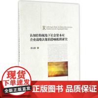 [正版书籍]认知结构视角下社会资本对企业战略决策的影响机理研究