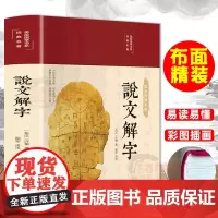 布面精装 说文解字彩图珍藏版 许慎著原版原著原文译文今释图解首篆书字注解小学生版图解汉字儿童文学名著古代汉语