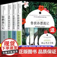 快乐读书吧六年级下册阅读书目鲁滨逊漂流记爱丽丝漫游奇镜汤姆索亚历险记尼尔斯骑鹅旅行记语文教材配套阅读小学生课外书必读书籍