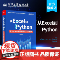 正版 从Excel到Python:用Python轻松处理Excel数据 曾贤志 字符串处理列表处理元组处理Python自