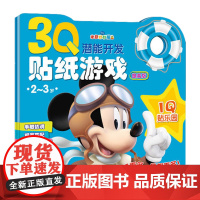 3Q潜能开发贴纸游戏提高版:2-3岁(套装共3册)亲子互动 锻炼宝宝手眼协调 观察力认知理解能力思考判断力的游戏书