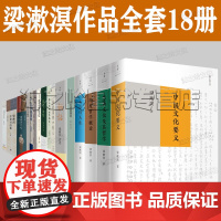 梁漱溟作品全集18册 中国文化要义 印度哲学概论 梁漱溟日记 人心与人生 我生有涯愿无尽 怀着深情看人 朝话 谁从我的世