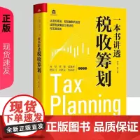 一本书讲透税收筹划 蔡昌 等 中国人民大学出版社 诠释税收筹划交易结构与实操秘诀 9787300291680