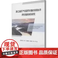 浙江省矿产资源节约集约利用水平评价指标体系研究 孟祥随 等 著 冶金工业专业科技 正版图书籍 中国地质大学出版社