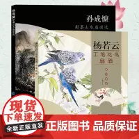 工笔花鸟扇面画2册 国画山水扇面画创作技法讲解 国画扇面画作品集 初学者临摹入门教程技巧书籍美术类教材山水册页赏析临摹范