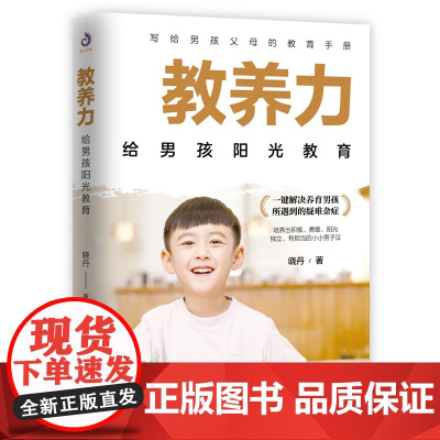 正版 教养力 给男孩阳光教育 养育男孩 正面管教男孩如何说孩子才会听给孩子不打不骂培养男孩 儿童教育怎样育儿