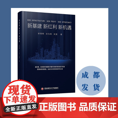 新基建 新红利 新机遇 梁海明 西南财经大学出版社正版自营9787550446267