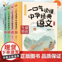 一口气读懂中华经典语文全套4册8-12-15岁初中小学生语文知识大全课外阅读书籍一二三四五六年级老师 读物古诗词作文重点