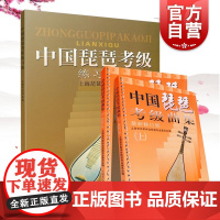 中国琵琶考级练习曲 全3册 套装 琵琶考级教材 弹奏技巧指法教学 初级基础教程书循序渐进教学 48首练习曲附提示语 上海