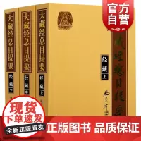 大藏经总目提要经藏 上中下全三册详尽考释中国佛教文史类典籍源流大略古代文化汉译大藏金研究成果佛教经典总汇上海古籍出版社