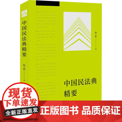 中国民法典精要 杨立新 著 法律知识读物社科 正版图书籍 北京大学出版社