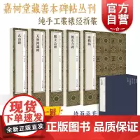 孔宙碑/天发神谶碑/郑文公碑/瘗鹤铭/麓山寺碑 嘉树堂藏善本碑帖丛刊书法篆刻隶书楷书行书篆书毛笔字临摹鉴赏字帖上海人民出