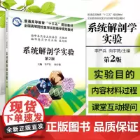 系统解剖学实验 第2版李严兵 向宇燕 主编 运动系统 学 脉管系统 感官系统和神经系统 泌尿系统 科学出版社 978