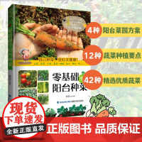 [店]零基础学阳台种菜 阳台种菜技巧入门 阳台菜园子设计 家庭蔬菜园艺书 零基础学阳台种菜大全 阳台种菜教科书 园艺书