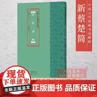 中国古代简牍书法精粹 新蔡楚简 毛笔书法字帖 临摹赏析 楚简字帖 毛笔古代简牍书法 简牍书法研究 河南美术出版社