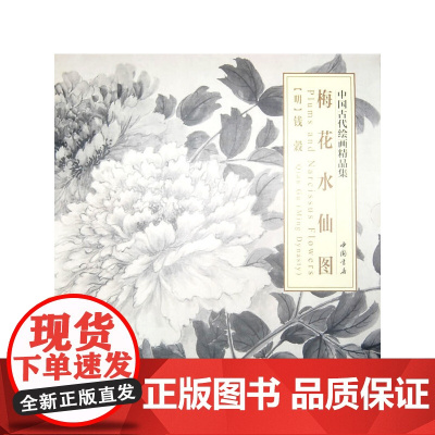 [正版书籍]中国古代绘画精品集梅花水仙图
