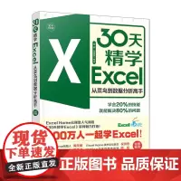 [正版书籍]30天精学Excel 从菜鸟到数据分析高手