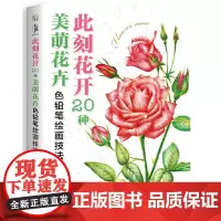 此刻花开:20种美萌花卉色铅笔技法解析