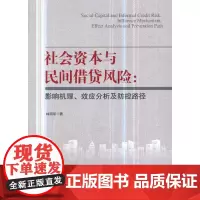 [正版书籍]社会资本与民间借贷风险:影响机理、效应分析及防控路径