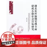 [正版书籍]湖北农村如期实现全面建成小康社会目标研究