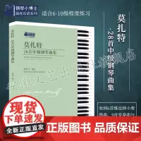 莫扎特28首中级钢琴曲集 钢琴基础练习曲教材教程曲谱书 安徽文艺出版社 格里格钢琴小品全集曲谱乐谱书籍 陈学元 钢琴
