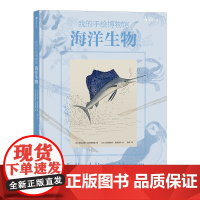 我的手绘博物馆:海洋生物 7岁以上科普百科海洋自然生物博物画科学插画书籍 浪花朵朵童书