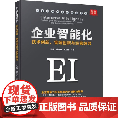 企业智能化 技术创新、管理创新与经营绩效 吴硕,徐双喜,奚晓军 著 管理学理论/MBA经管、励志 正版图书籍