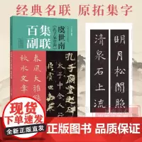 [正版]虞世南孔子庙堂碑集联百副 经典碑帖集联柳体楷书毛笔字帖 学生初学入门临摹书法教程成人临摹范本放大版集字描红