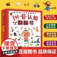 赠拼音游戏卡片 能玩能听的拼音启蒙立体书 拼音认知翻翻书 5-7岁儿童幼小衔接拼音启蒙小学生一年级拼音辅导益智早教语文识