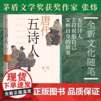 唐代五诗人 茅盾文学奖获奖作家张炜全新文化随笔