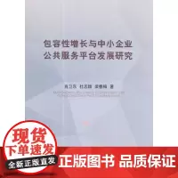 [正版书籍]包容性增长与中小企业公共服务平台发展研究