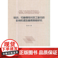 [正版书籍]培训、可雇佣性对员工留任的影响机理及雇佣策略研究