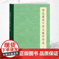 智永真书千字文集字作品 智永千字文 智永警句对联唐诗诗词古文作品80余幅 简体旁注毛笔书法字帖临摹教材 浙江人民美术出版