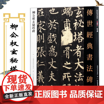 柳公权玄秘塔碑 原帖 传世经典书法碑帖 柳公权楷书字帖高清刻石原碑帖临摹楷体书法字贴柳体正楷 河北教育出版社