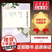 安得盛世真风流 安意如 著 历史小说文学 正版图书籍 人民文学出版社