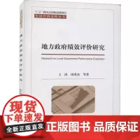 地方政府绩效评价研究 王涛 等 著 马克思主义哲学经管、励志 正版图书籍 经济科学出版社