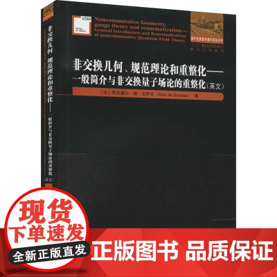 非交换几何、规范理论和重整化——一般简介与非交换量子场论的重整化 (法)阿克塞尔·德·古萨克 著 数学专业科技