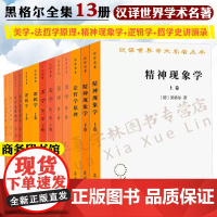 黑格尔全集13册美学+法哲学原理+精神现象学+逻辑学+哲学史讲演录黑格尔哲学全书黑格尔著作集商务印书馆汉译世界学术名著