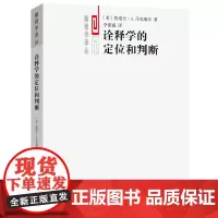 诠释学的定位和判断(解释学译丛)