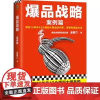 爆品战略 案例篇 金错刀 著 广告营销经管、励志 正版图书籍 江苏凤凰文艺出版社