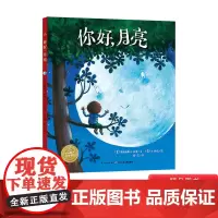 你好,月亮精装绘本图画书培养孩子的睡眠习惯提升孩子的安全感独立精神让黑夜不再可怕陪伴孩子度过每一个独自醒来的夜晚海豚正版