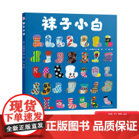 袜子小白精装绘本图画书故事考验孩子的观察力让他们根据袜子的数字和形状大小猜一猜适合亲子阅读海豚正版童书