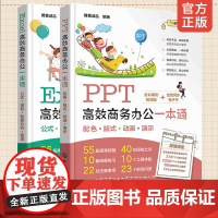 Excel高效商务办公一本通 PPT高效商务办公一本通 全2册 零基础学办公软件 办公软件入门书籍 Excel PPT教