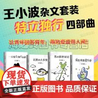 王小波杂文集4册套装 一只特立独行的猪 爱你就像爱生命 沉默的大多数 我的精神家园 杂文书信全收录 罗翔肖战朱一龙麦家李